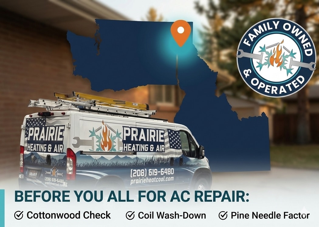 Ac Not Cooling Blog With Truck And Logo